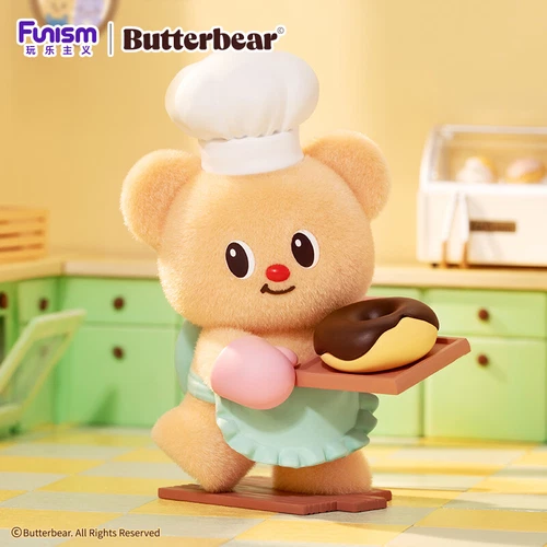 FUNISM Butter Bear Butterbear Business Day Series Blind Box Figura Giocattolo Floccato - Foto 2 di 21