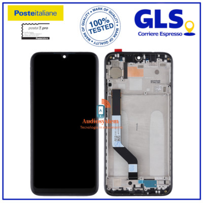 DISPLAY TOUCH FRAME ORIGINALE XIAOMI REDMI NOTE 7 / PRO VETRO SCHERMO M1901F7G - Foto 5