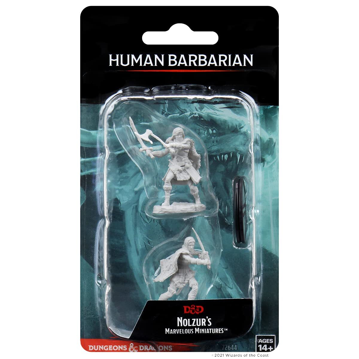 NECA D&D Nolzurs Marvelous Unpainted Miniatures: Wave 1: Human Female Barbarian