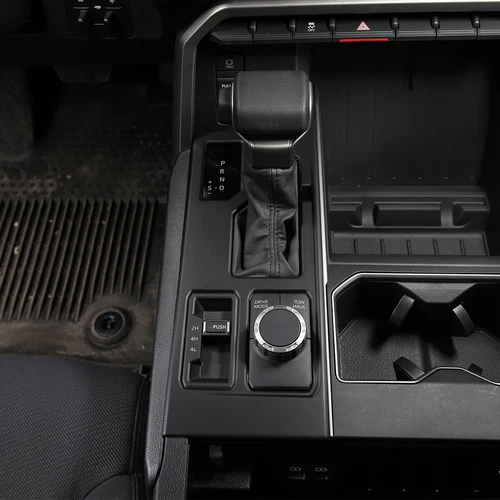 ABS Matte Black Full Interior Dash Trim Cover Set Fits Toyota Tundra 2022-2025 - Picture 24 of 85