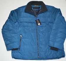 Weatherproof Ultra Luxe Water resistant Blue Jacket Size Large New