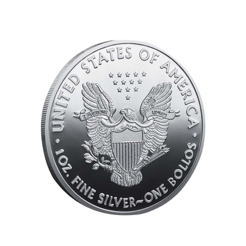 Moneta da 1 dollaro 2024 1 oz argento American Eagle FDC - moneta in metallo dollaro - Foto 2 di 7