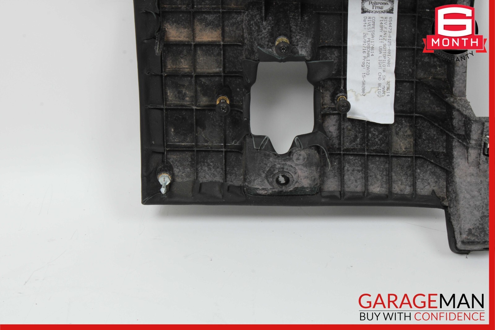 15-18 Ferrari California T Front Left Under Dash Lower Knee Trim Panel Black