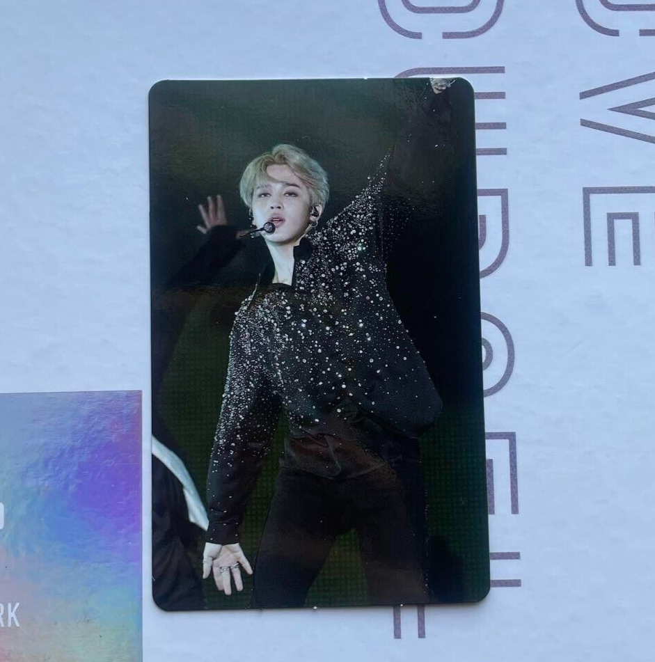 BTS JIMIN Love Yourself New York official Photocard Blu-ray BTS JIMIN Love Yourself New York official Photocard Blu-ray