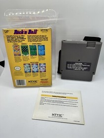 Rock 'n' Ball (Nintendo Entertainment System, 1990) NES CIB Complete - Tested