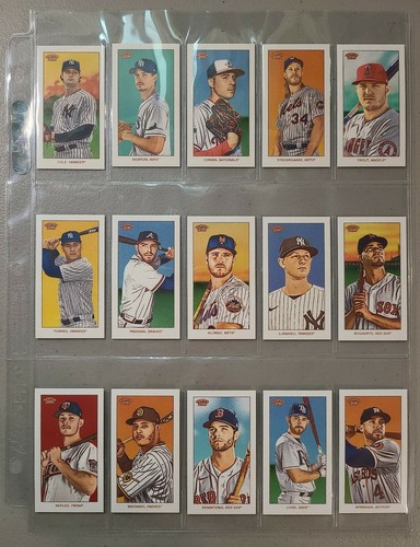 2020 Topps 206 Piedmont Back Series 1 Complete 50 Card Set Trout Lux in Sheets - Picture 2 of 9