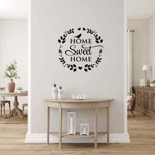 Decor - Home Sweet Home Removable Vinyl Wall Decal - Easy Peel and Stick Wall Ar