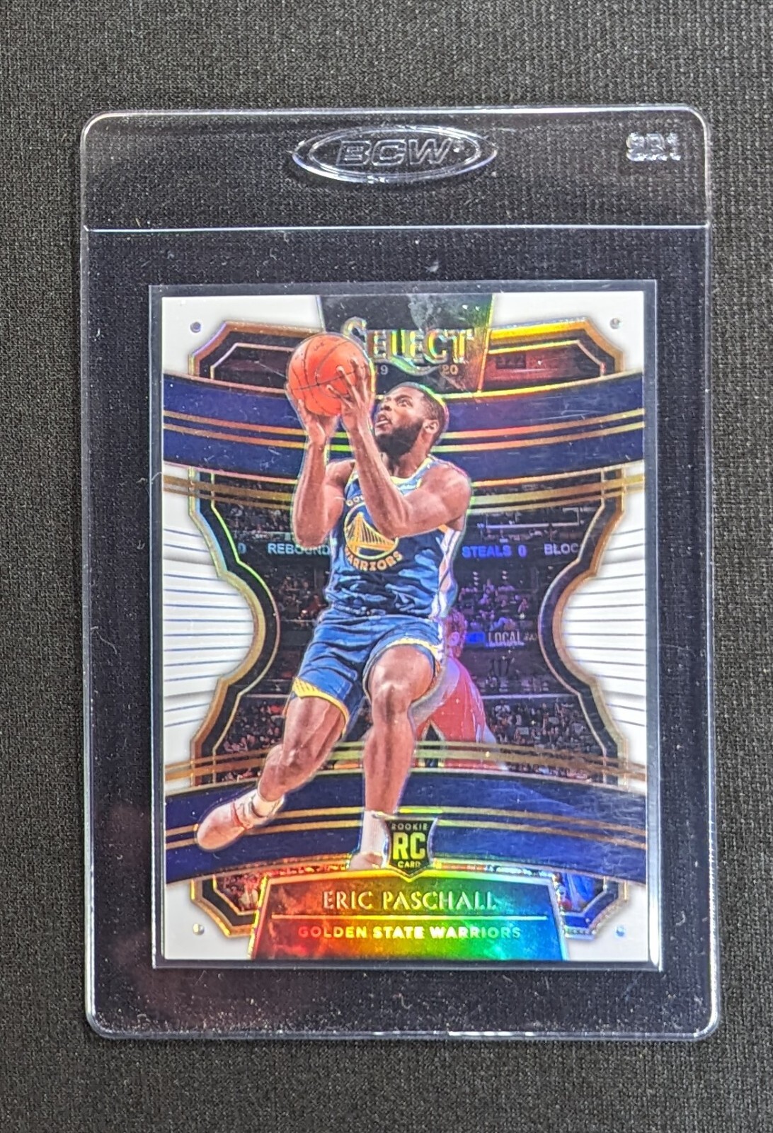 2019-20 Panini Select Concourse White Prizm 043/149 Eric Paschall #12 Rookie RC