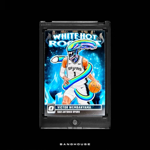1/1 VICTOR WEMBANYAMA RC 💎 ALIEN WHITE HOT ROOKIES SSP 💎 PENINI ONE OF ONE ART