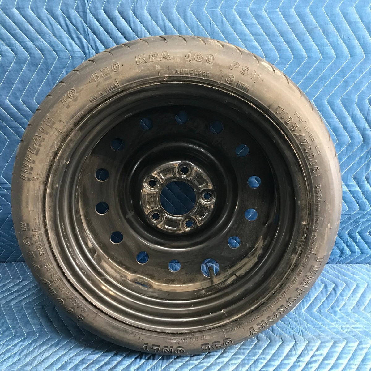 02-12 Chevrolet Chevy Impala Spare Tire & Jack Set Goodyear