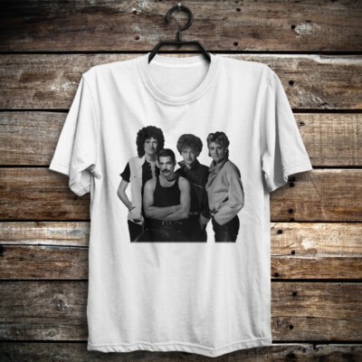 Vintage Queen TShirt Freddie Mercury Roger Taylor Brian May John Deacon The Game