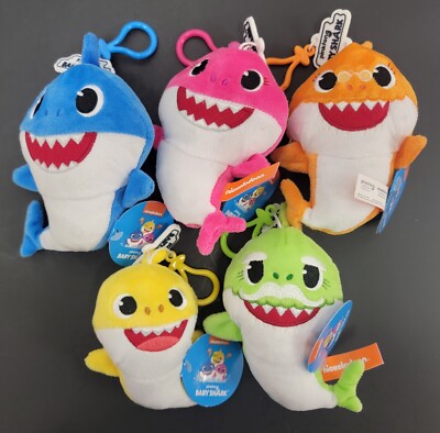 Nickelodeon Pinkfong Baby Shark 5  Clip On Toy Change Purse - NEW - Select Color