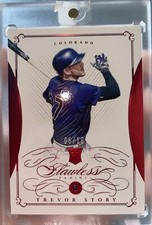 2016 Panini Flawless Ruby Trevor Story Rookie /15 Near Mint Condition