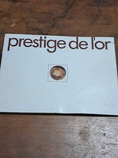 CATALOGUE PRESTIGE DE L'OR AVEC LINGOTIN OR 18K SCELLE