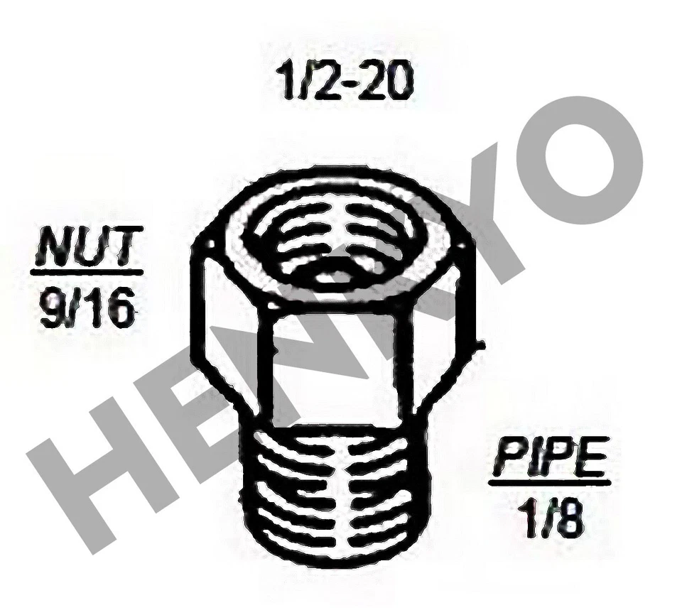 Montaje de entrada de combustible de latón Carter YF, Rochester B, BC, Holley 1904,1 carbohidratos de barril Foto 2 de 3