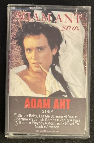 Adam Ant Strip FET39108 Music Cassette Tape (CBS/Epic 1983 Used) - Picture 5 of 10