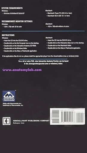 💽💻Human Anatomy Interactive Atlas by Miller & Nielson Kendall +🆓gift pen🎁🥳 - Image 2 of 4