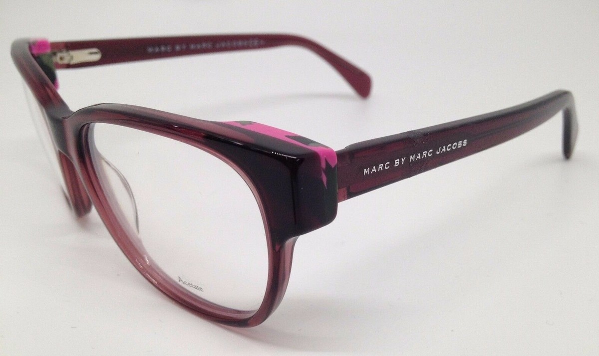 Marc Jacobs Purple Eyeglasses MMJ334 52▫18 135 Designer Frames Marc Jacobs MARC 665 665 Optical Frame Pink Lilac - eye-oo.com main image 2