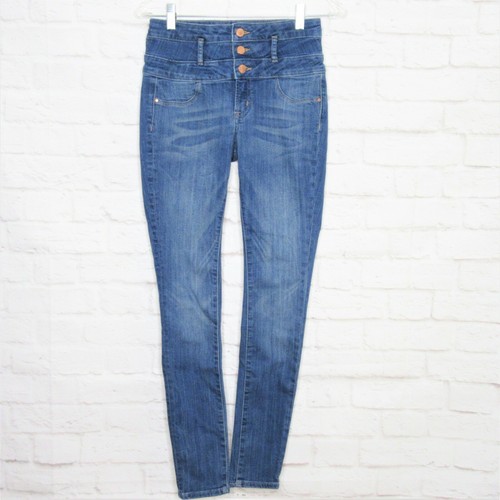 Skinny Jeans Size 0 Mid Rise 3 Button 