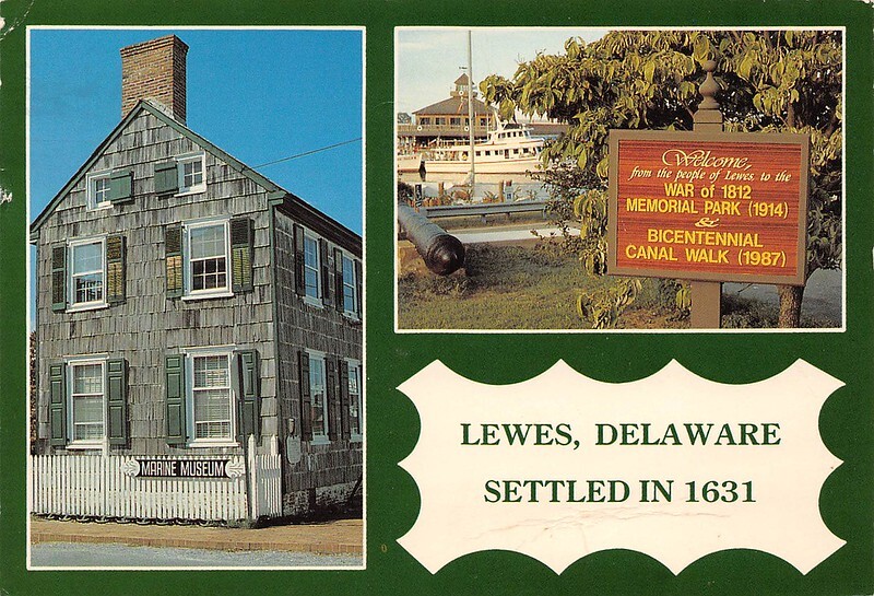 Canonball House War of 1912 Lewes De Continental Size Postcard