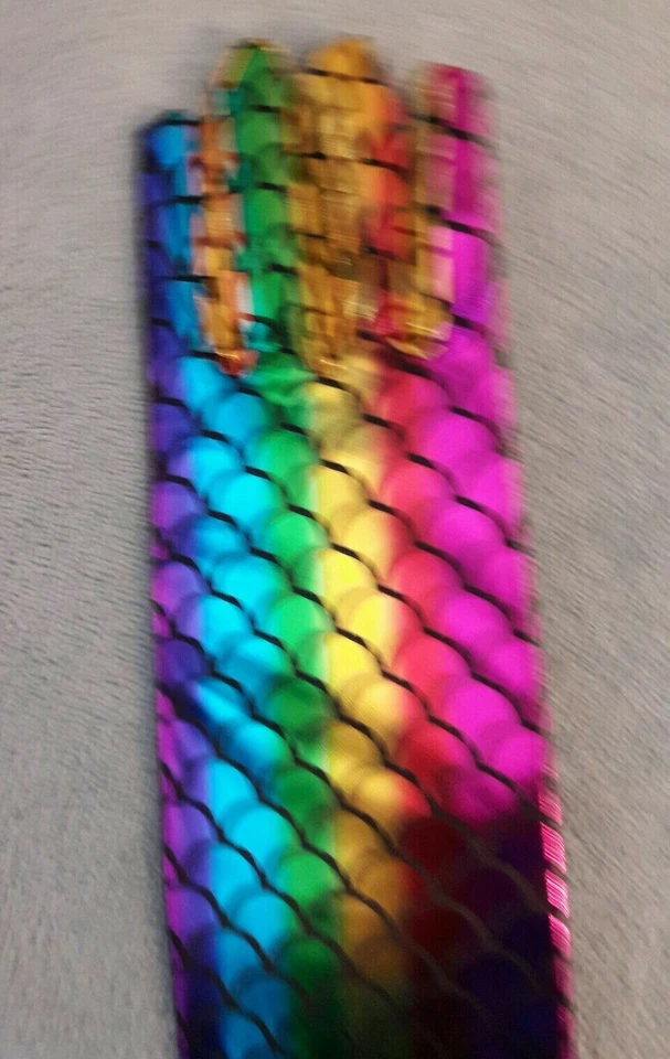 Guantes Largos SIRENA Cosplay Escala Metálica Colores - Rosa, Azul, Multi-Arco Iris Foto 4 de 4