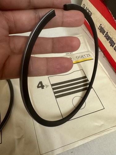 6cyl X Goetze PISTON RING 06 268200 00 STD 130 FOR LIAZ M/MS 634 11,9L 1968-1985 - Picture 7 of 8