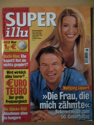 SUPER ILLU 08 - 14.2002 Wolfgang Lippert Uschi Glas Hildegard Knef Udo Jürgens