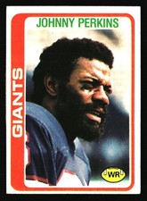 Johnny Perkins 1978 Topps #311 FOOTBALL Card
