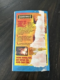 Sega CD Manual Only Surgical Strike W/Reg Card Some Damage To Manual