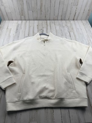 DSG 1/4zip Beige Pullover Size Extra Large NWT Very Nice With Pockets