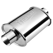 2.5 inch Ultra Quiet Resonator, 304 Stainless Steel Exhaust Muffler 2.5 Inch