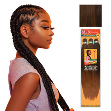 X-Pression Prestretched Braiding Hair - 3X Braid 58 Inch All Kanekalon Flame Ret