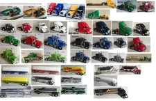 1/87 Norscot 389,TONKIN KENWORTH T800/W900  Peterbilt 367 tractor/trailer No Box