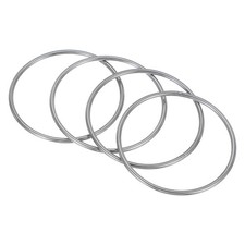 4 Pcs 2.8" Metal O Ring, 304 Stainless Steel Welded O Rings 3x70mm
