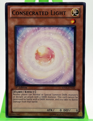 Yu-Gi-Oh! Consecrated Light SDLS-EN022 Common/short Print 1st Edition
