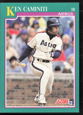 1991 Score #186 Ken Caminiti Promos