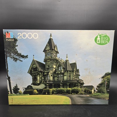 Milton Bradely 2000 pc Puzzle Carson House Eureka CA 4565-16 NEW 1988