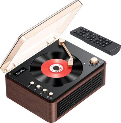 CD Player with Speaker, Retro Portable CD Players for Home with Bluetooth, Hi-Fi