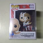 Kurt Angle Signed & Inscribed Funko Pop #146 JSA COA WWE WWF
