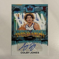 2023-24 Court Kings #FP-CJS Colby Jones Fresh Paint Ruby Rookie #/99 Kings
