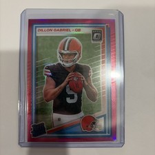 2025 Panini Donruss Optic - Rated Rookie Dillon Gabriel #263 Pink Prizm (RC)