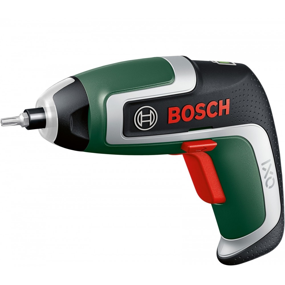 Bosch IXO 7 Set Akkuschrauber grün/schwarz Aufbewahrungsbox Sanftanlauf Akku 