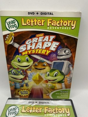 Leapfrog Letter Factory Adventures: Great Shape Mystery [DVD + Digital] NEW
