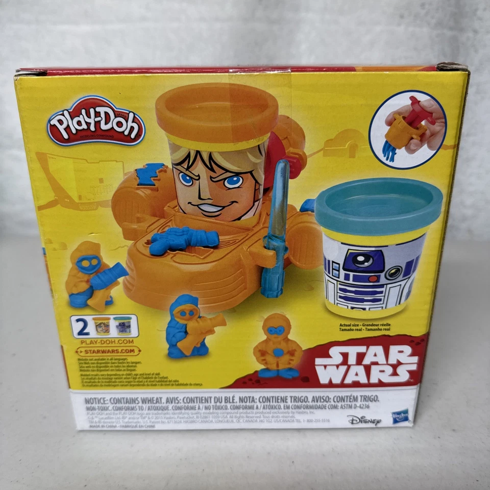 Play-Doh Can-Heads Star Wars Luke Skywalker R2-D2 Artoo-Detoo Nuevo US7 Foto 2 de 2