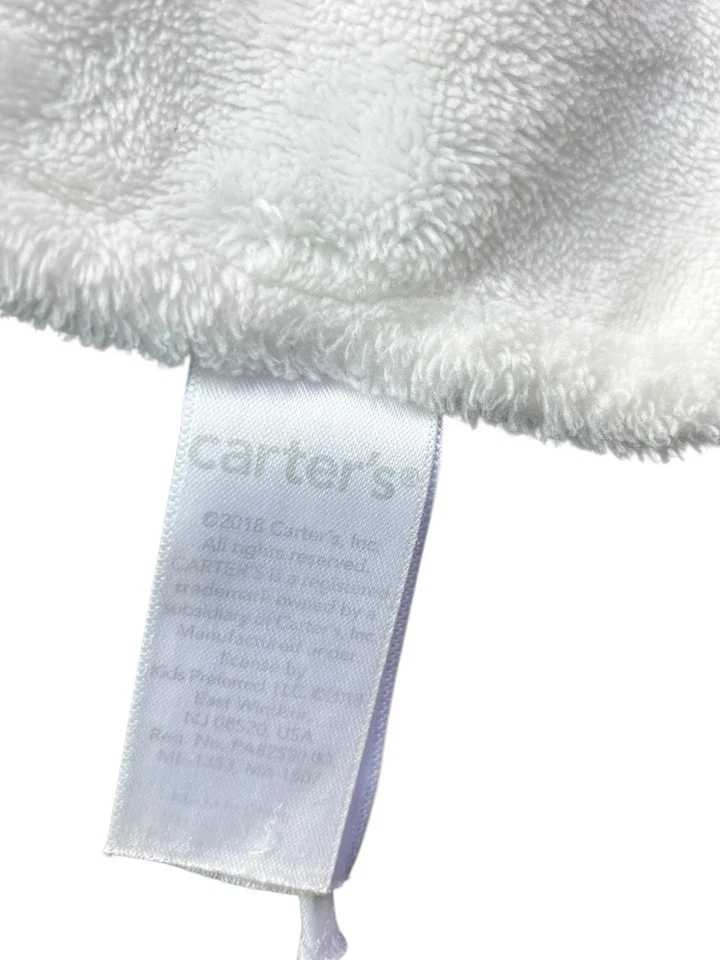 Carters Giraffe Plush Lovey Activity Security Blanket Baby Tan White 2018 14x14” - Image 4 of 4