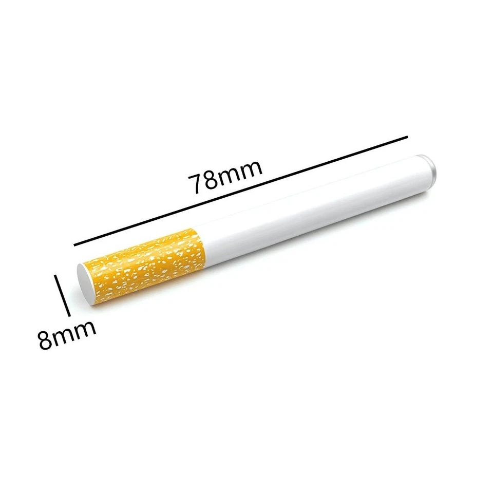 10x Metal One Hitter Dugout Pipe Cigarette Bat Large 78mm / 3.07" Free Shipping! - Image 2 of 4