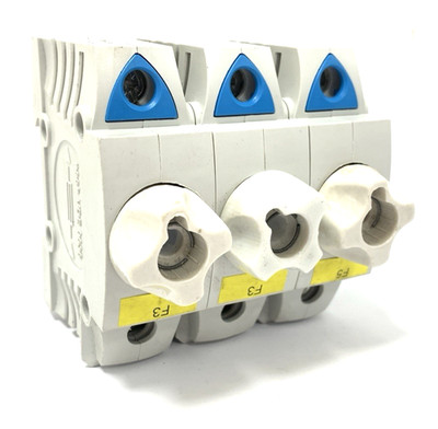 Wohner VDE 0636 63Amp 400V Schienenmontage Keramik E14 Sicherungshalter 11x36mm Halter