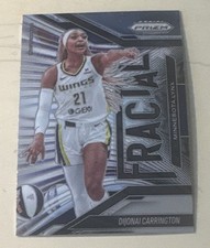 2025 Panini Prizm WNBA DiJonai Carrington #1 Fractal Insert - Minnesota Lynx