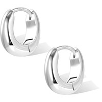 Ohrringe Damen 2 StüCk Silber 925 Kleine Creolen Minimalistisch Schmuck