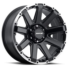 20x9 Mkw Offroad M94 Satin Black Machined Wheels 6x135 10mm Set Of 4 20x9 Mkw Offroad M94 Satin Black Machined Wheels 6x135 10mm Set Of 4